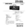 SONY CFD555L Service Manual cover photo