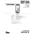 SONY SRFS50 Service Manual cover photo