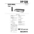 SONY DVP-S350 Owner's Manual cover photo