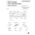 KENWOOD KRC365 Service Manual cover photo