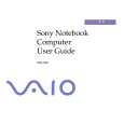 SONY PCG-X29 VAIO Owner's Manual cover photo