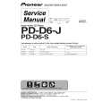 PIONEER PD-D6-J/KUXJ/CA Service Manual cover photo