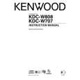 KENWOOD KDC-W808 Owner's Manual cover photo