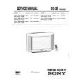 SONY KVX2101D/K Service Manual cover photo