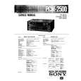 SONY PCM2500 Service Manual cover photo