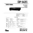 SONY CDP-XA2ES Service Manual cover photo