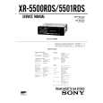 SONY XR5500RDS Service Manual cover photo