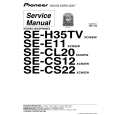 PIONEER SE-CL20/XCN/EW Service Manual cover photo