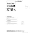 PIONEER S-HF5/E Service Manual cover photo