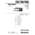 SONY CDXT69 Service Manual cover photo