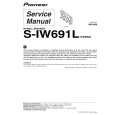 PIONEER S-IW691L/XTW/UC Service Manual cover photo