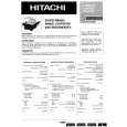 HITACHI CP2893TAN Service Manual cover photo
