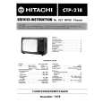 HITACHI CTP218 Service Manual cover photo