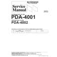 PIONEER PDA-4001/WL Service Manual cover photo
