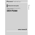 PIONEER DEH-P2580/XBR/ES Owner's Manual cover photo