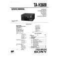 SONY TAH3600 Service Manual cover photo