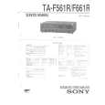 SONY TAF561 Service Manual cover photo