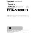 PIONEER PDA-V100HD/WYV5 Service Manual cover photo