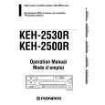 PIONEER KEH-2500R Owner's Manual cover photo