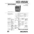 SONY HCDV909AV Service Manual cover photo