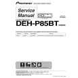 PIONEER DEH-P800BT/X1P/EW5 Service Manual cover photo