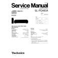 TECHNICS SLPG460A Service Manual cover photo