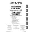 ALPINE CDA7873R Owner's Manual cover photo