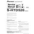 PIONEER S-HTD520/XTW/UC Service Manual cover photo