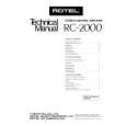 MARANTZ RC2000 Service Manual cover photo