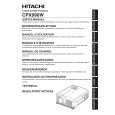 HITACHI CPX990W Owner's Manual cover photo