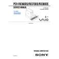 SONY PCVRX360DS Service Manual cover photo