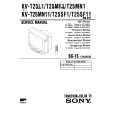 SONY KVT25SF11 Service Manual cover photo