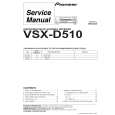 PIONEER VSX-D510/MVXJI Service Manual cover photo