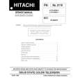 HITACHI 27FX49B Owner's Manual cover photo