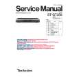 TECHNICS STGT350 Service Manual cover photo