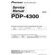 PIONEER PDP-4300 Service Manual cover photo