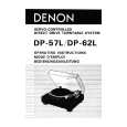 DENON DP-57L Owner's Manual cover photo