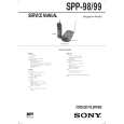 SONY SPP98/99 Service Manual cover photo