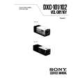 SONY DXC-102 Service Manual cover photo