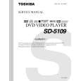 TOSHIBA SD5109 Service Manual cover photo