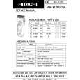 HITACHI RMW2000UF Service Manual cover photo