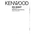 KENWOOD KS-303HT Owner's Manual cover photo