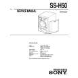 SONY SS-H50 Service Manual cover photo