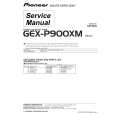 PIONEER GEX-P900XM Service Manual cover photo
