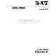 SONY TA-N731 Service Manual cover photo