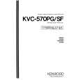 KENWOOD KVC-570PG Owner's Manual cover photo