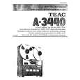 TEAC A-3440 Owner's Manual cover photo