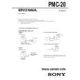 SONY PMC20 Service Manual cover photo