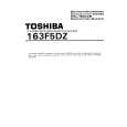 TOSHIBA 160F5WD Service Manual cover photo