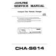 ALPINE CHA-S614 Service Manual cover photo